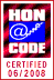 We subscribe to the HONcode principles of the HON Foundation. Click to 
verify.